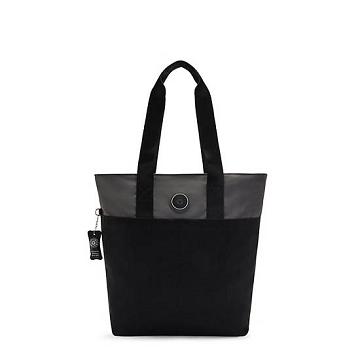 Kipling Hanifa 15" Tote Bag Laptoptassen Zwart | België 1916YX